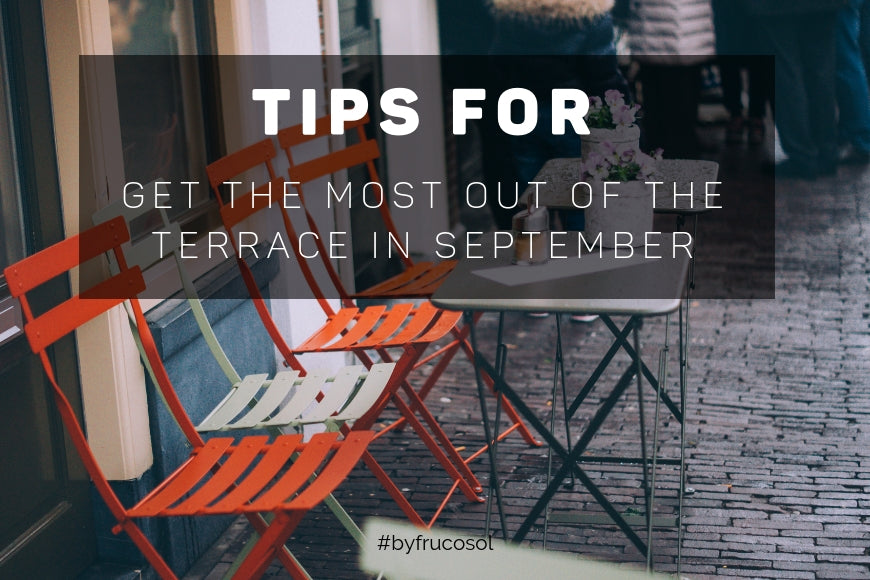 Sácale el máximo partido a la terraza en septiembre